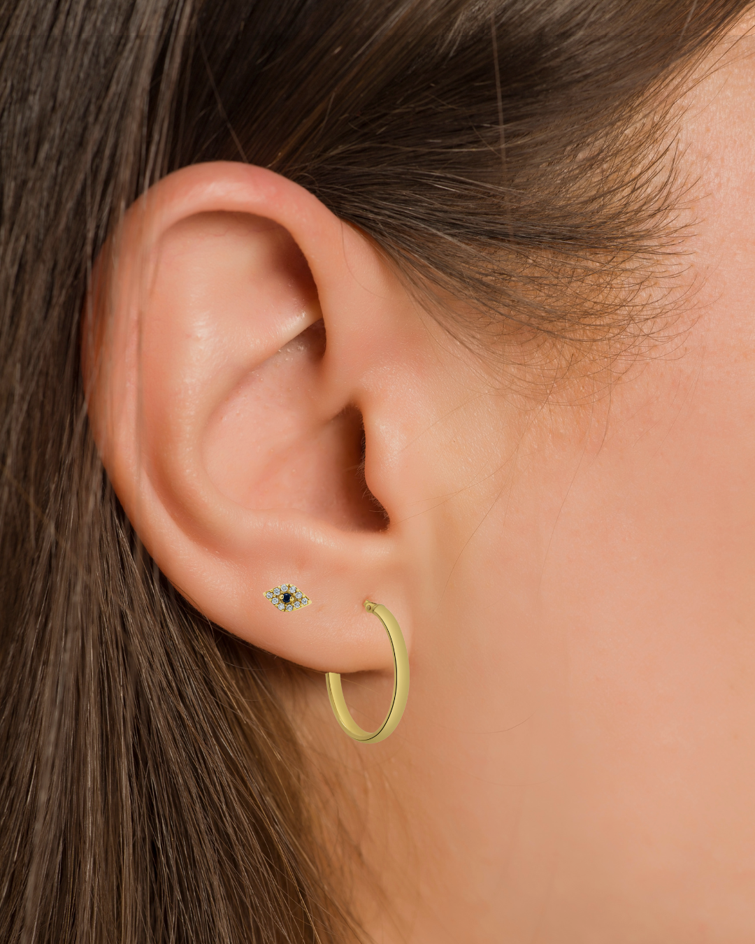 Oval Gold Hoops