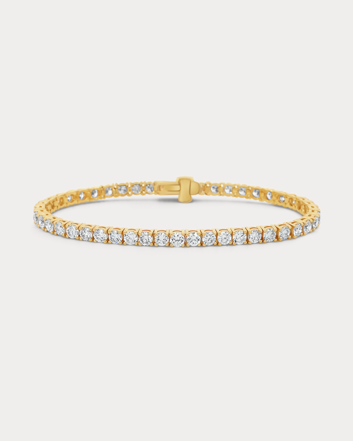 Large Classic Four Prong Tennis Bracelet