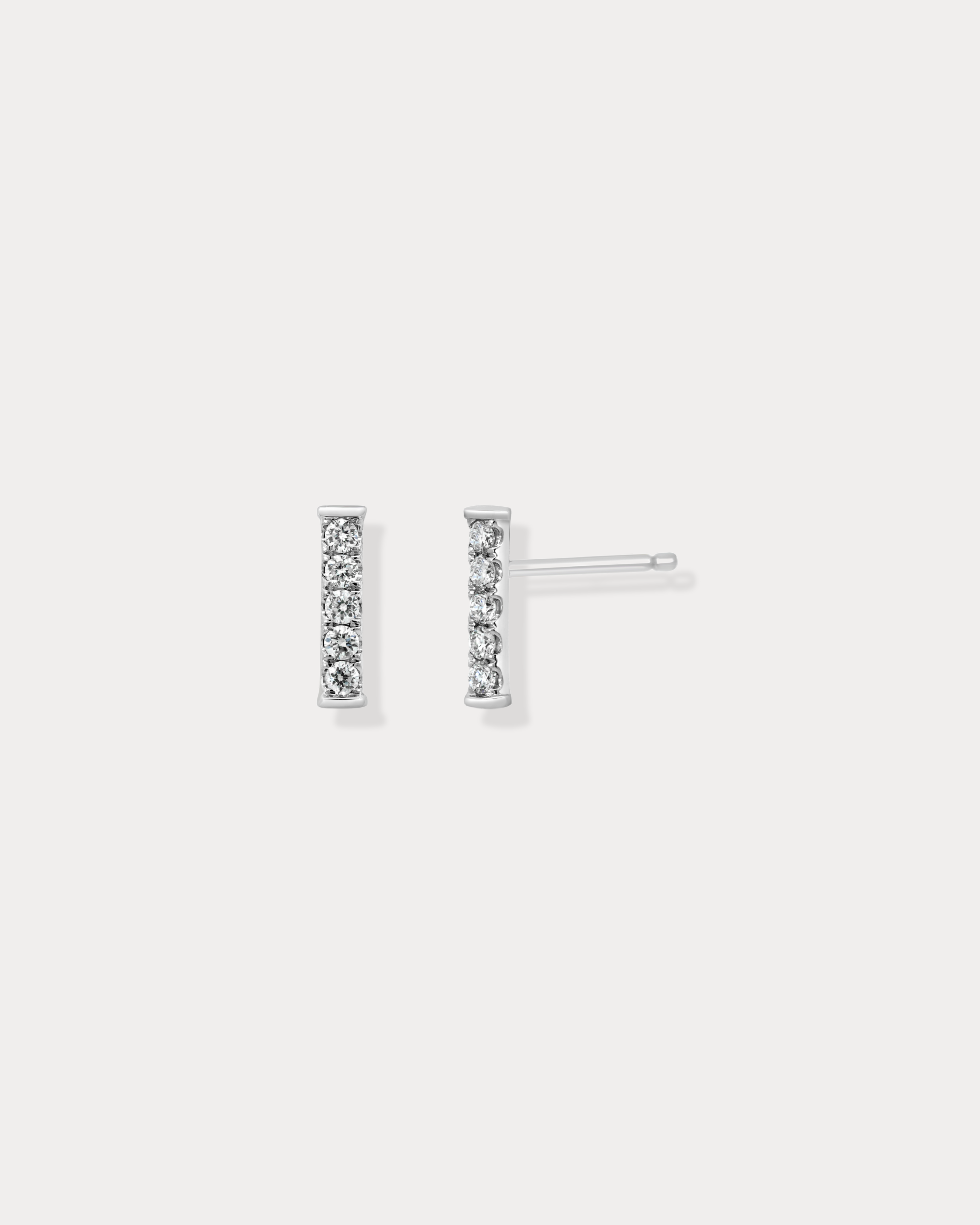 Diamond Bar Studs