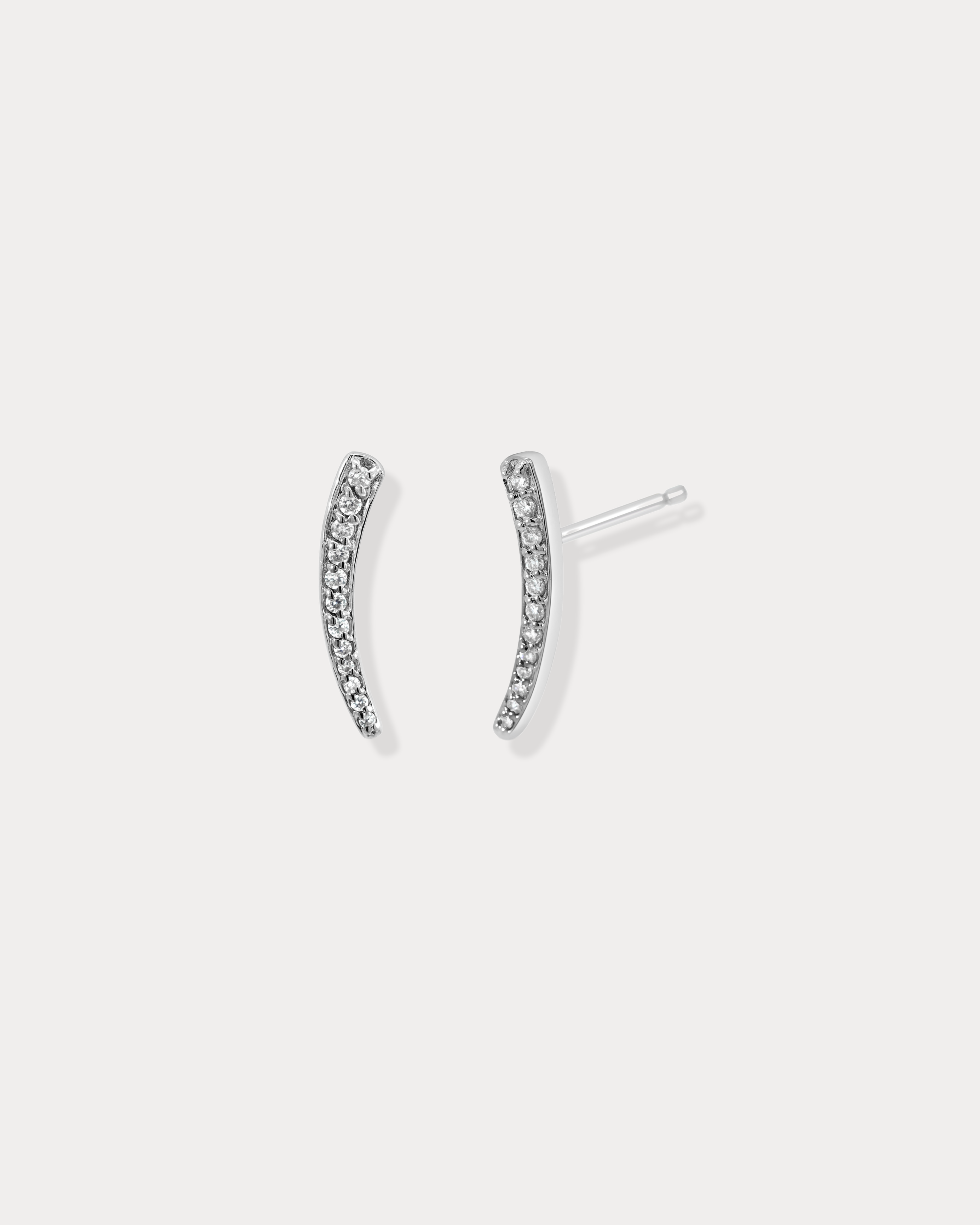 Diamond Curve Bar Studs