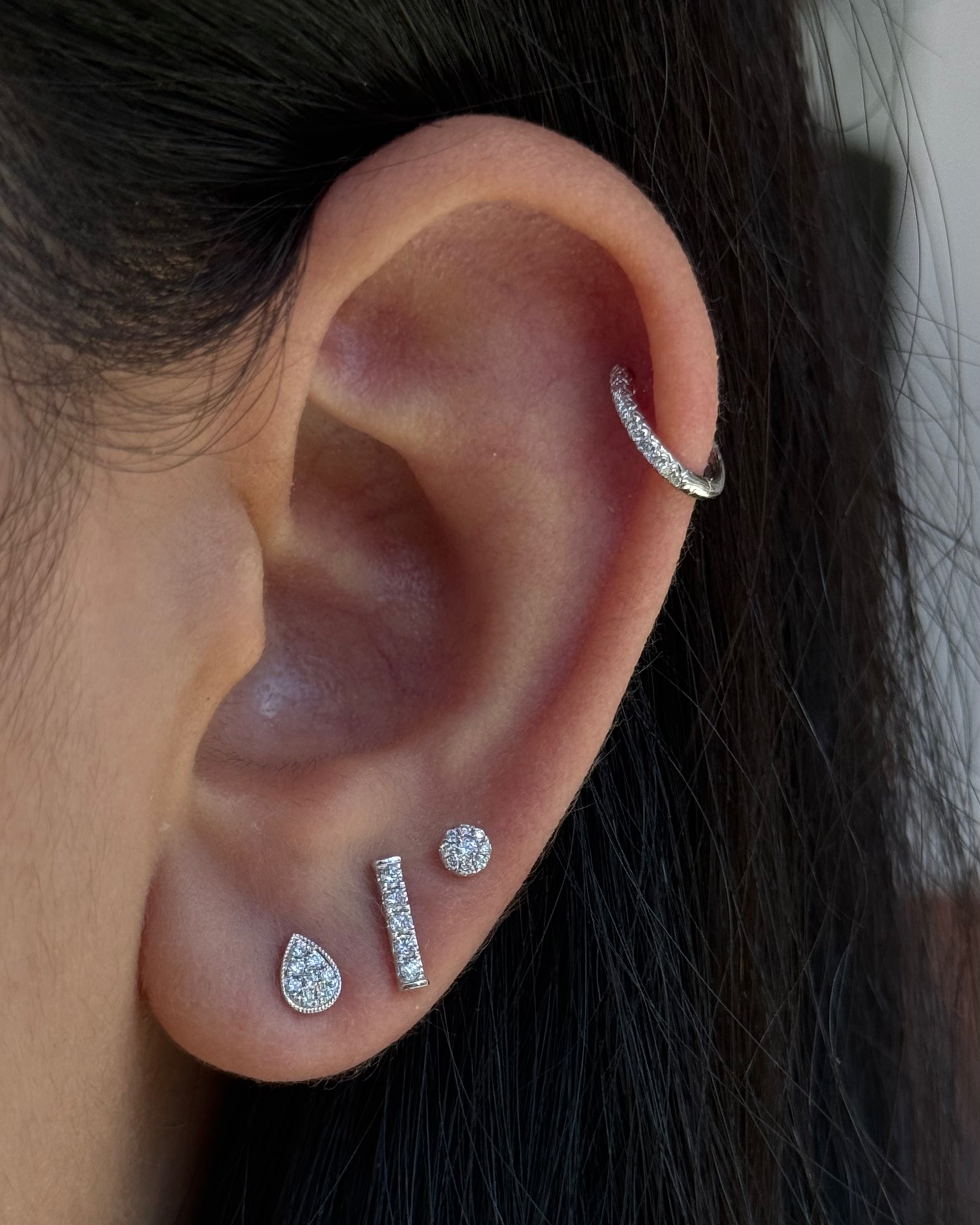 Diamond Bar Studs
