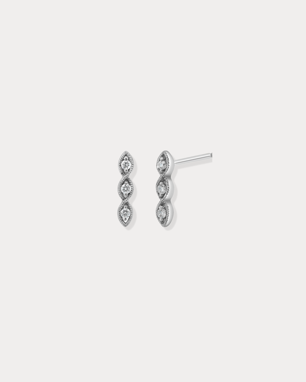 Marquise illussion Diamond Studs