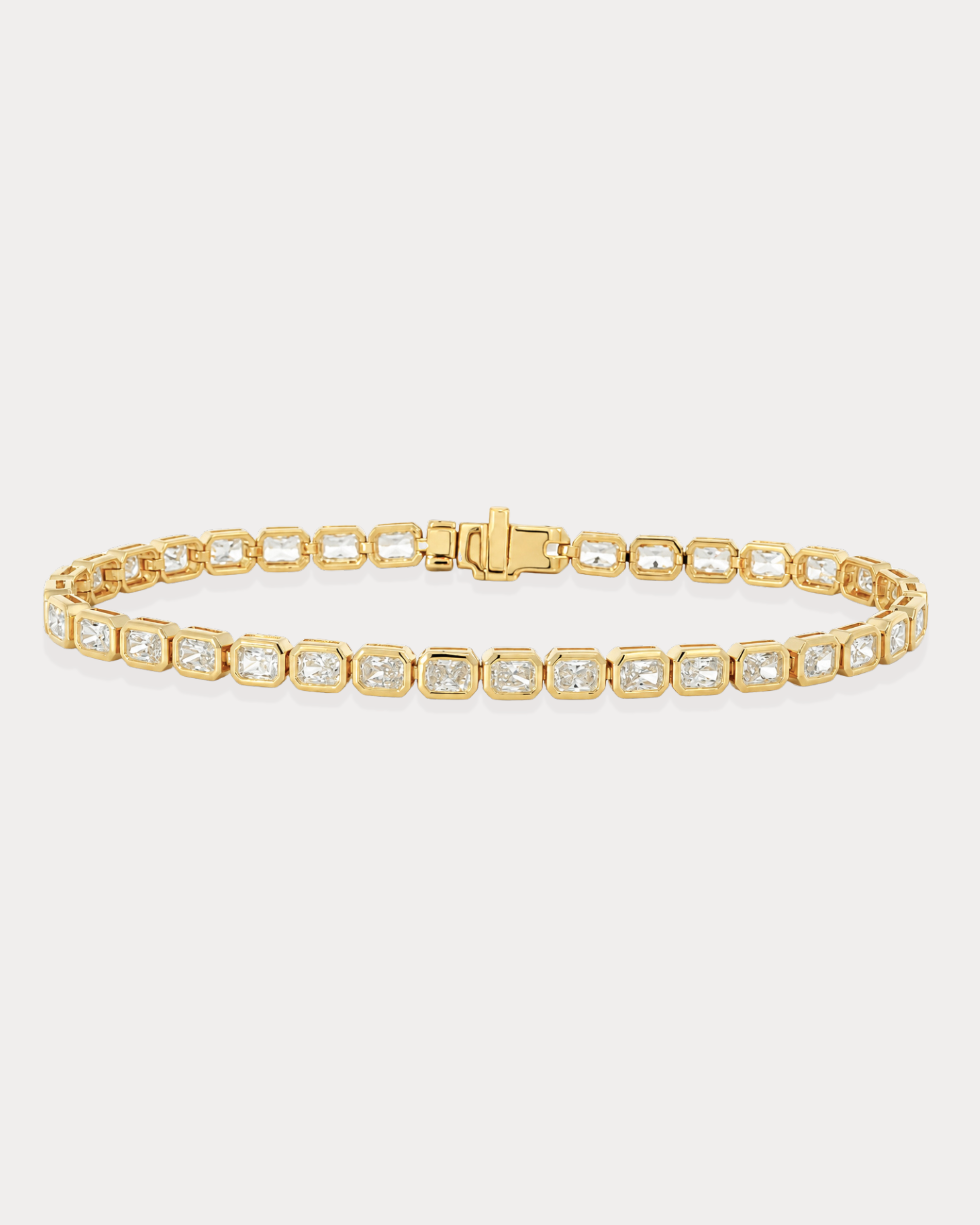 Radiant Bezel Set Tennis Bracelet