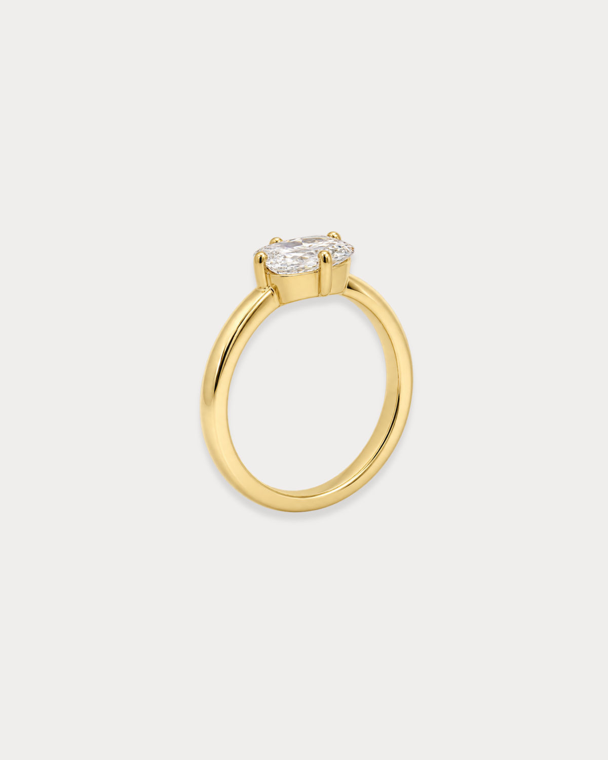 East-West Radiant Cut Ring