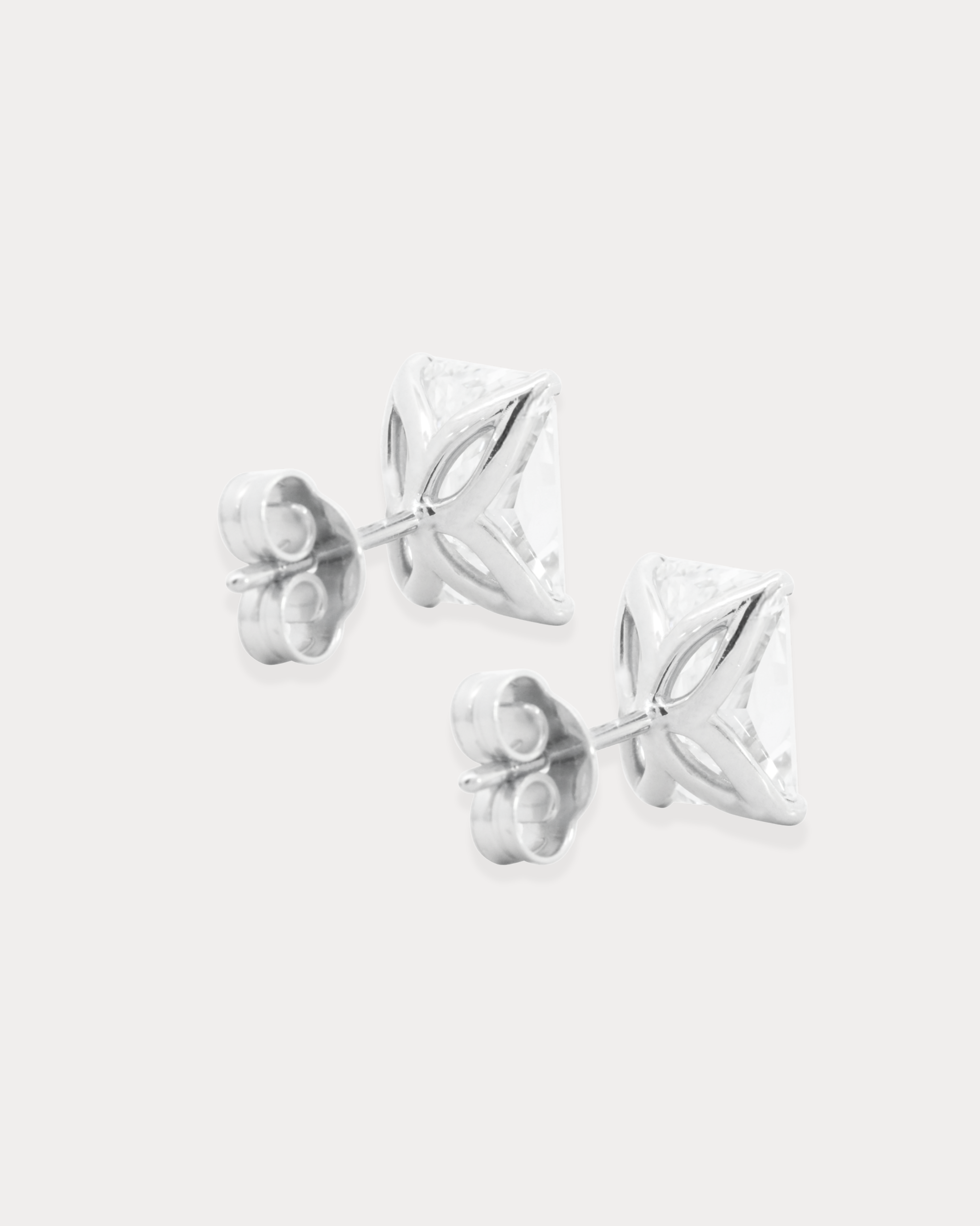 Tulip Set Radiant Stud Earrings - Rental