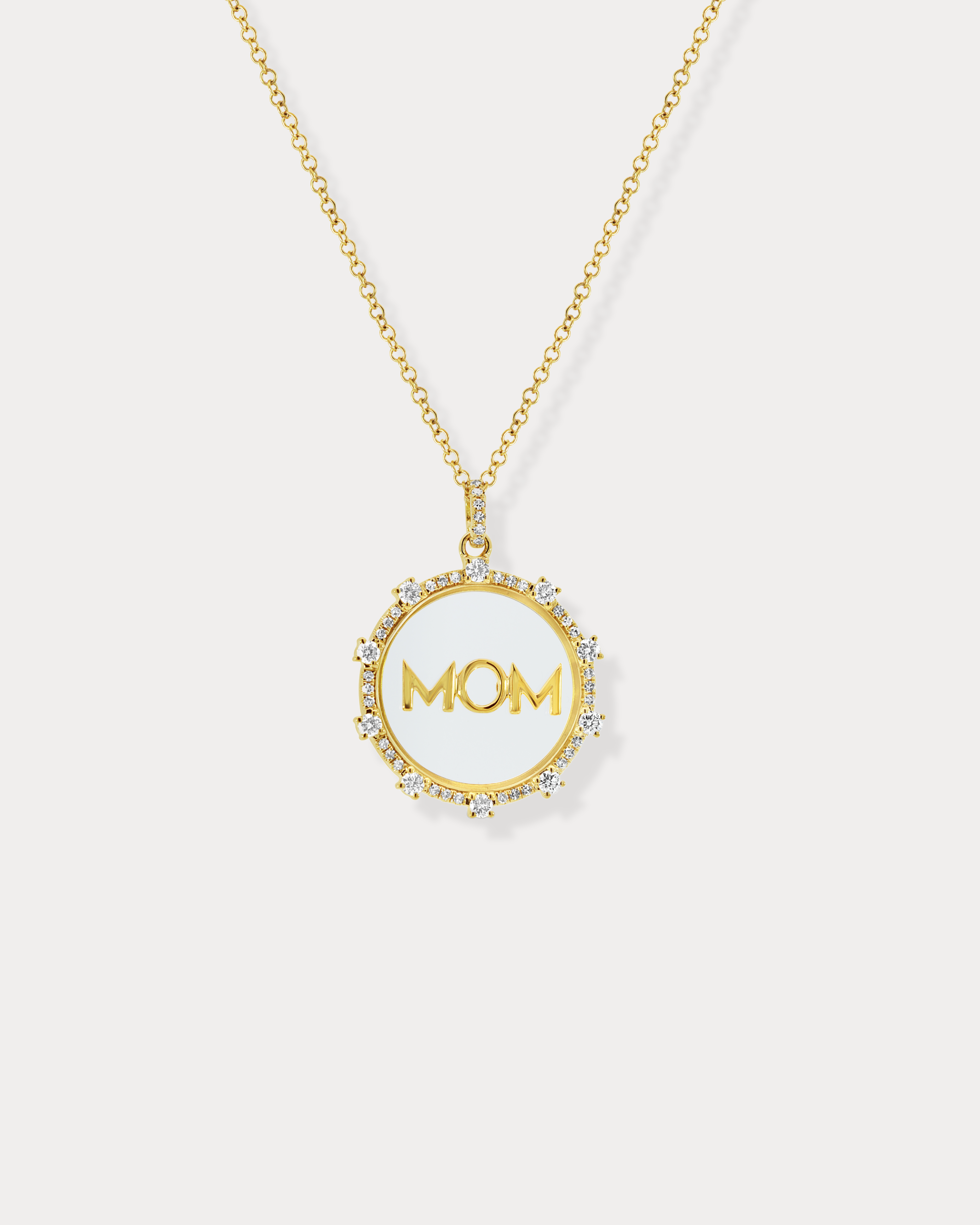 MOM Diamond Necklace