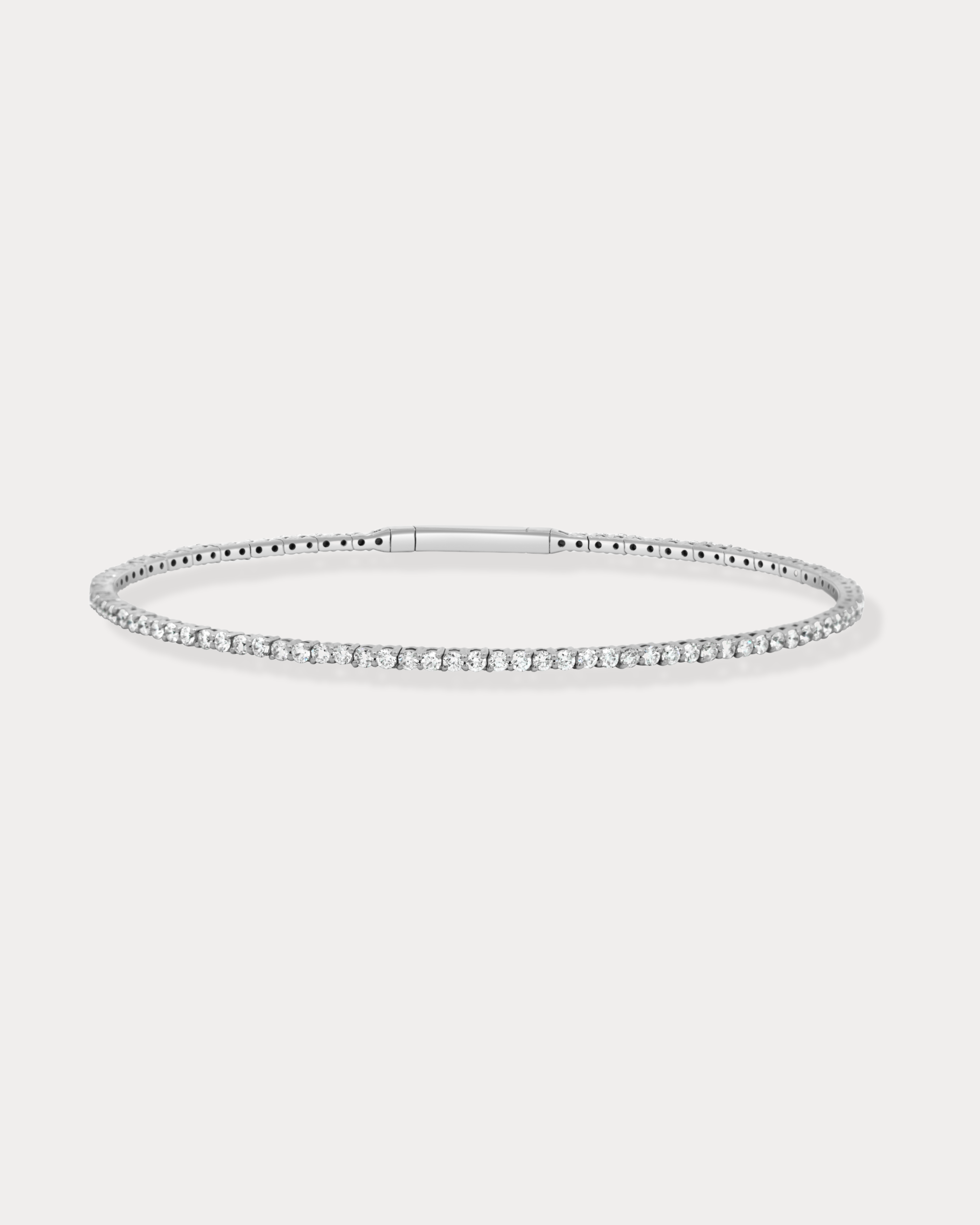 Slim Diamond Tennis Bangle