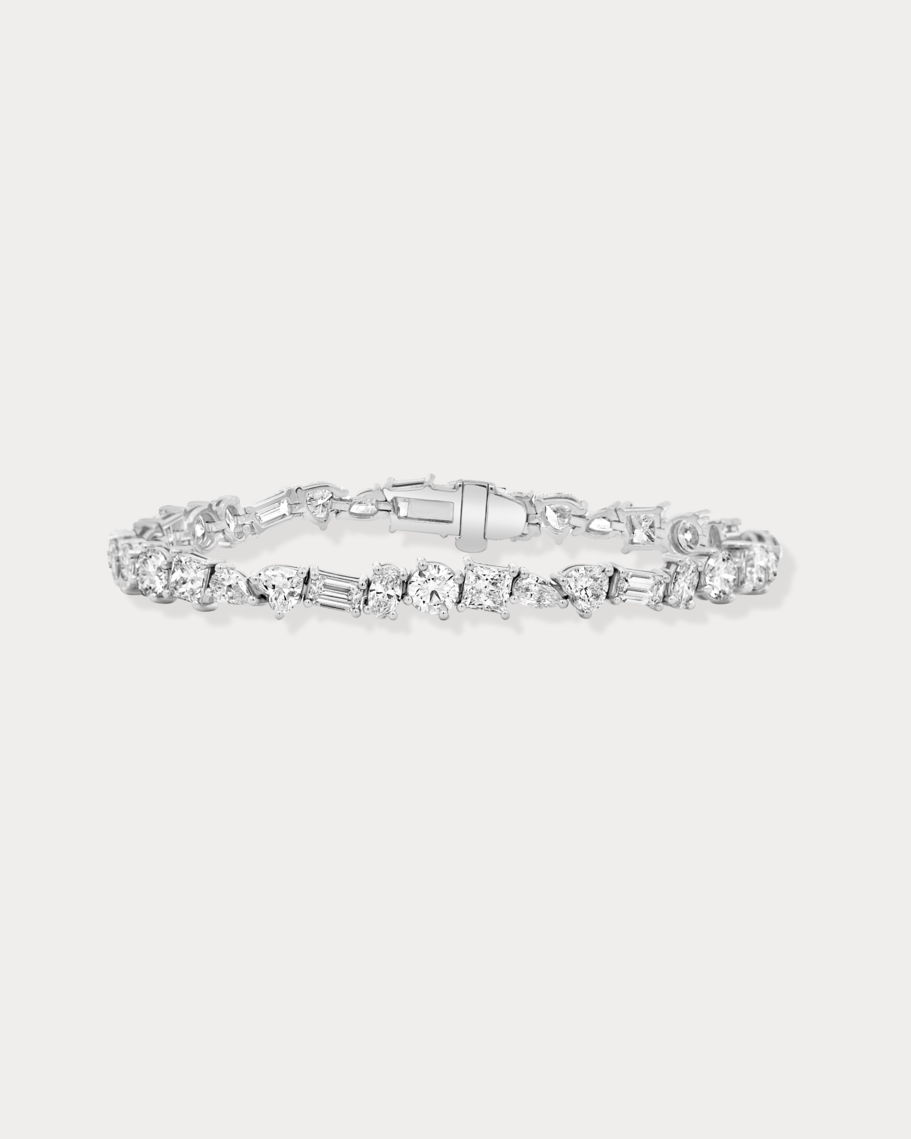 Mixed Fancy Shape Lab Diamond Tennis Bracelet
