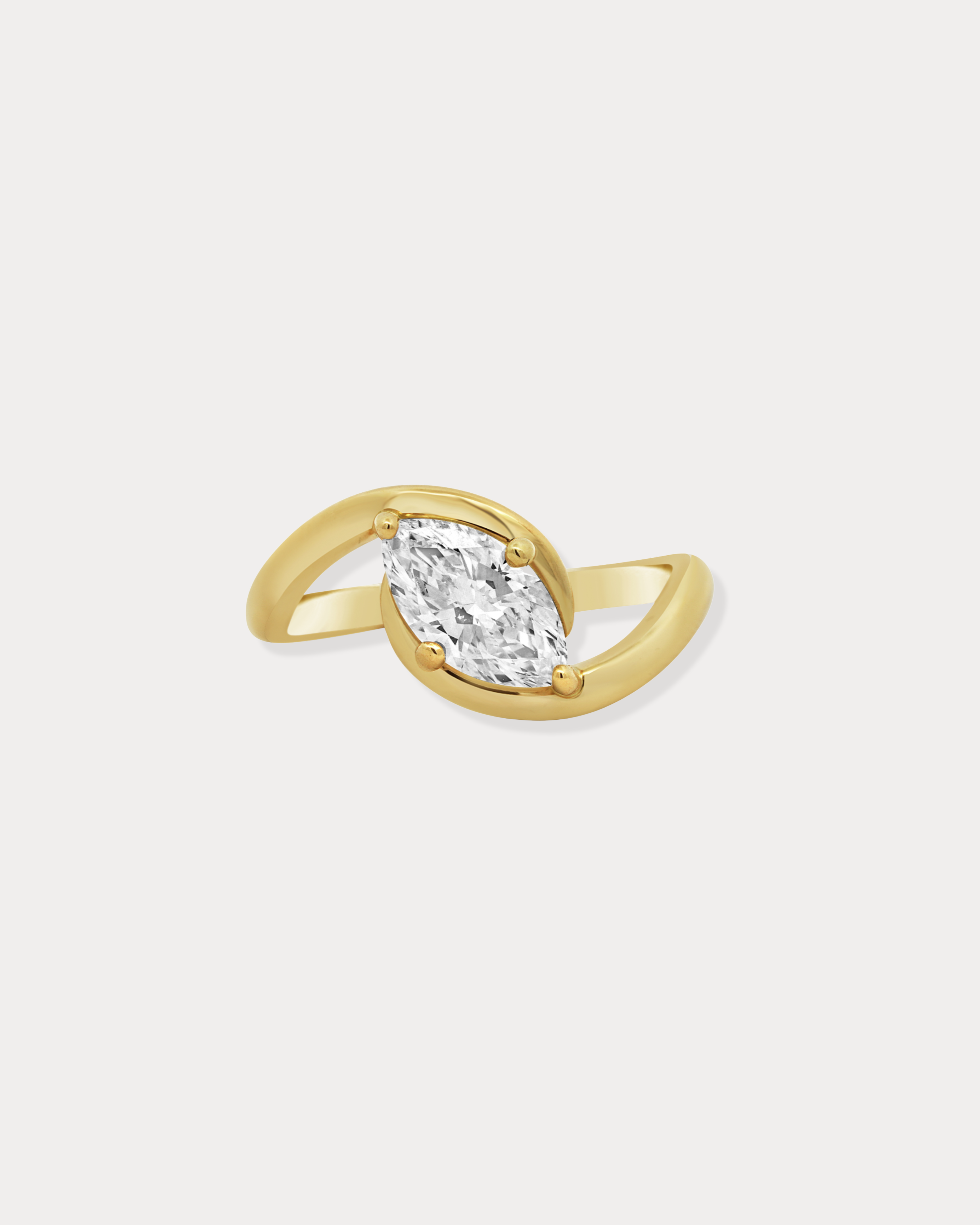 East West Marquise Diamond Ring