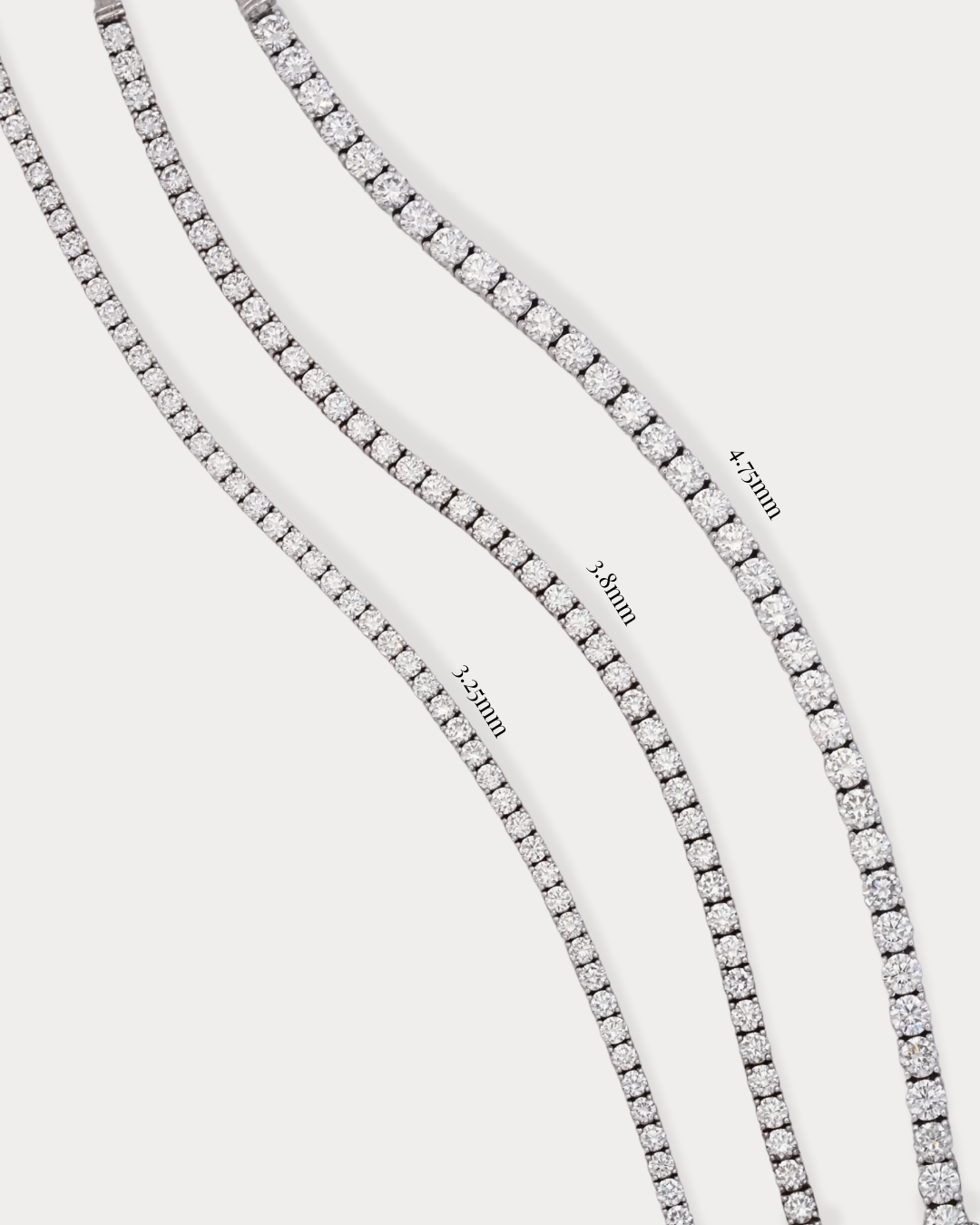 Bracelet de tennis en diamant naturel