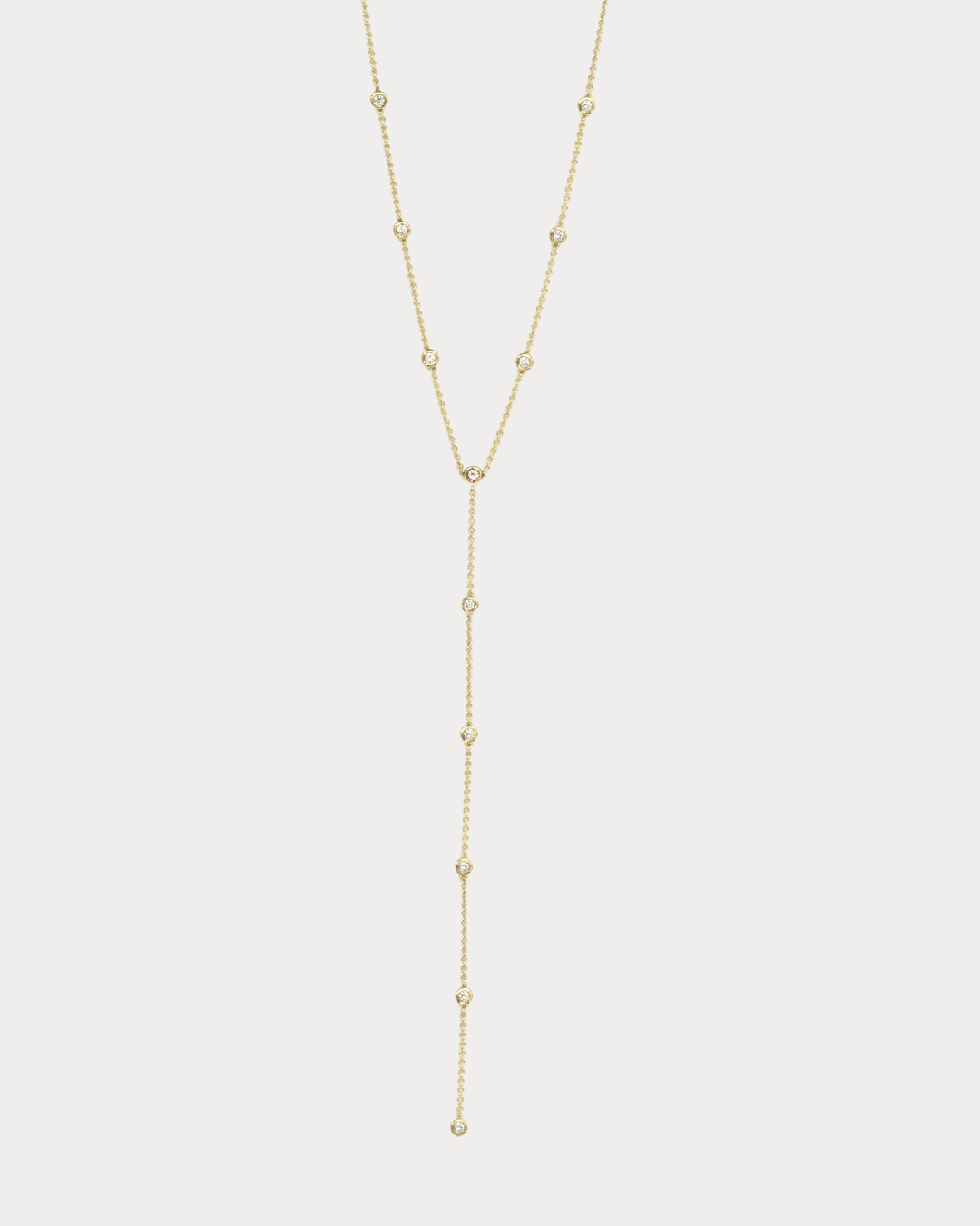 Diamond by the Yard Lariat Necklace