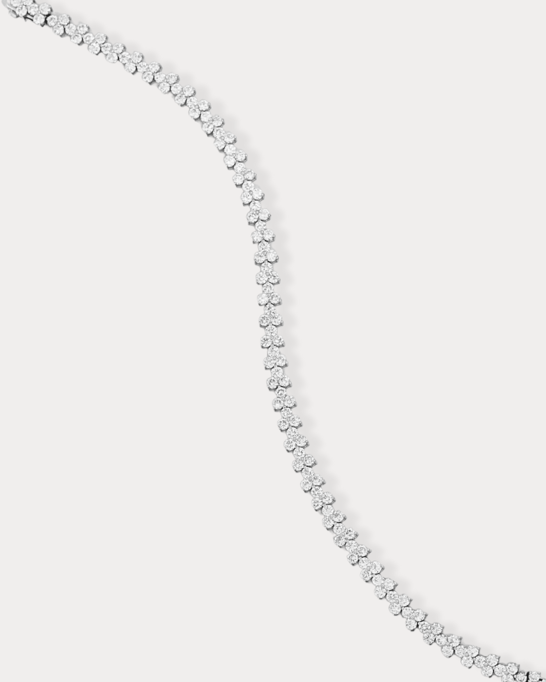 FLORAL DIAMOND TENNIS BRACELET