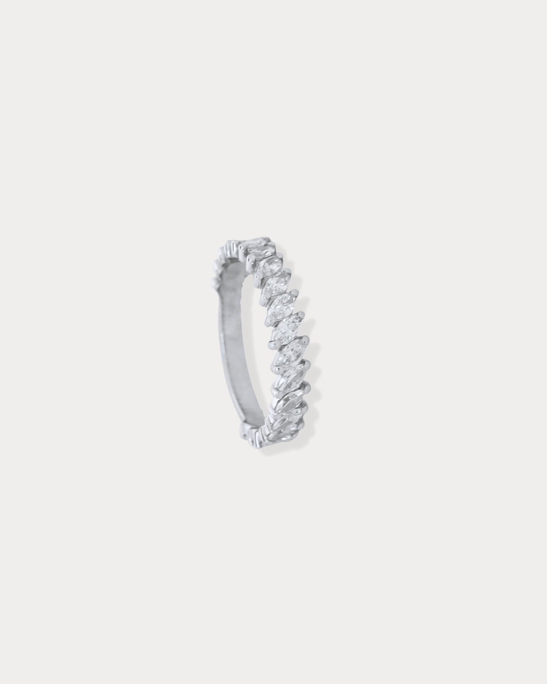 Marquise full eternity diamond band