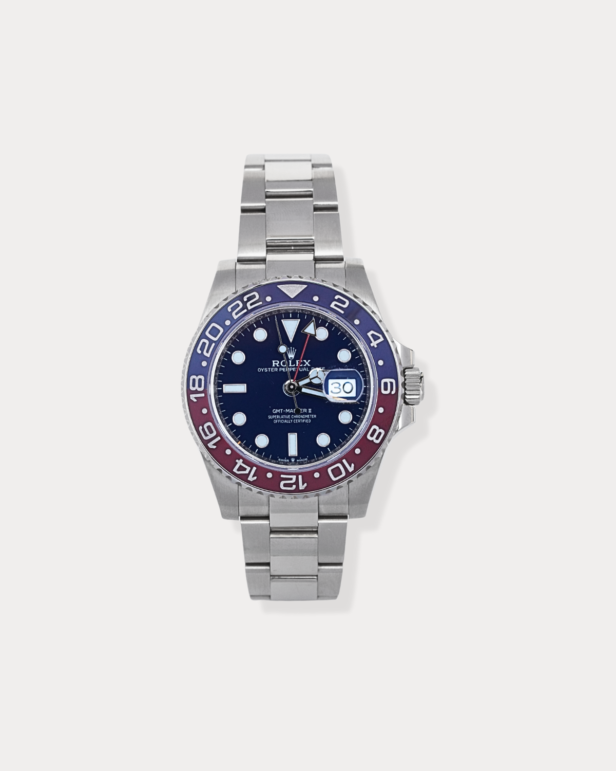 Rolex GMT-Master II Pepsi White Gold Blue Dial