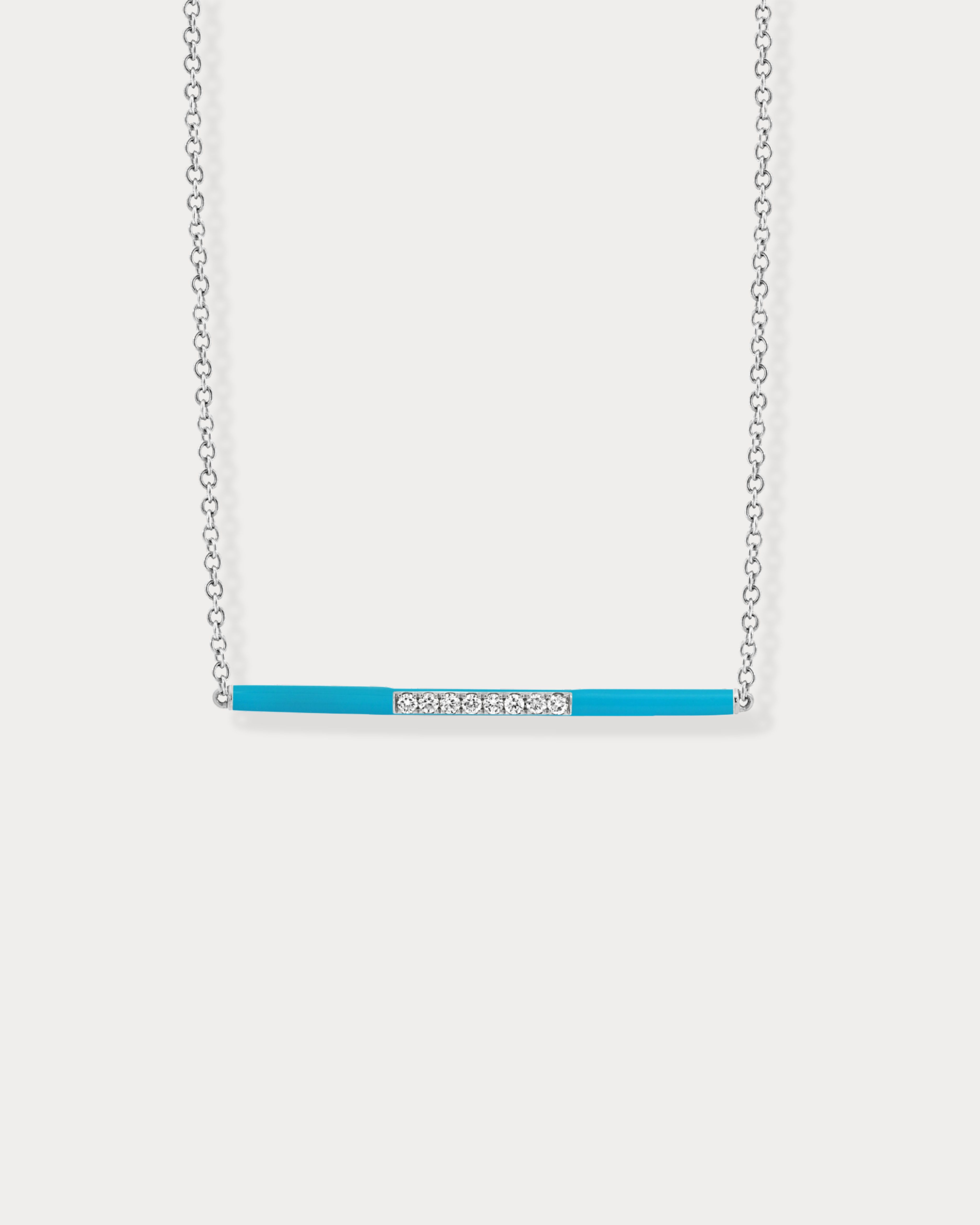 Collier en or et émail avec diamants