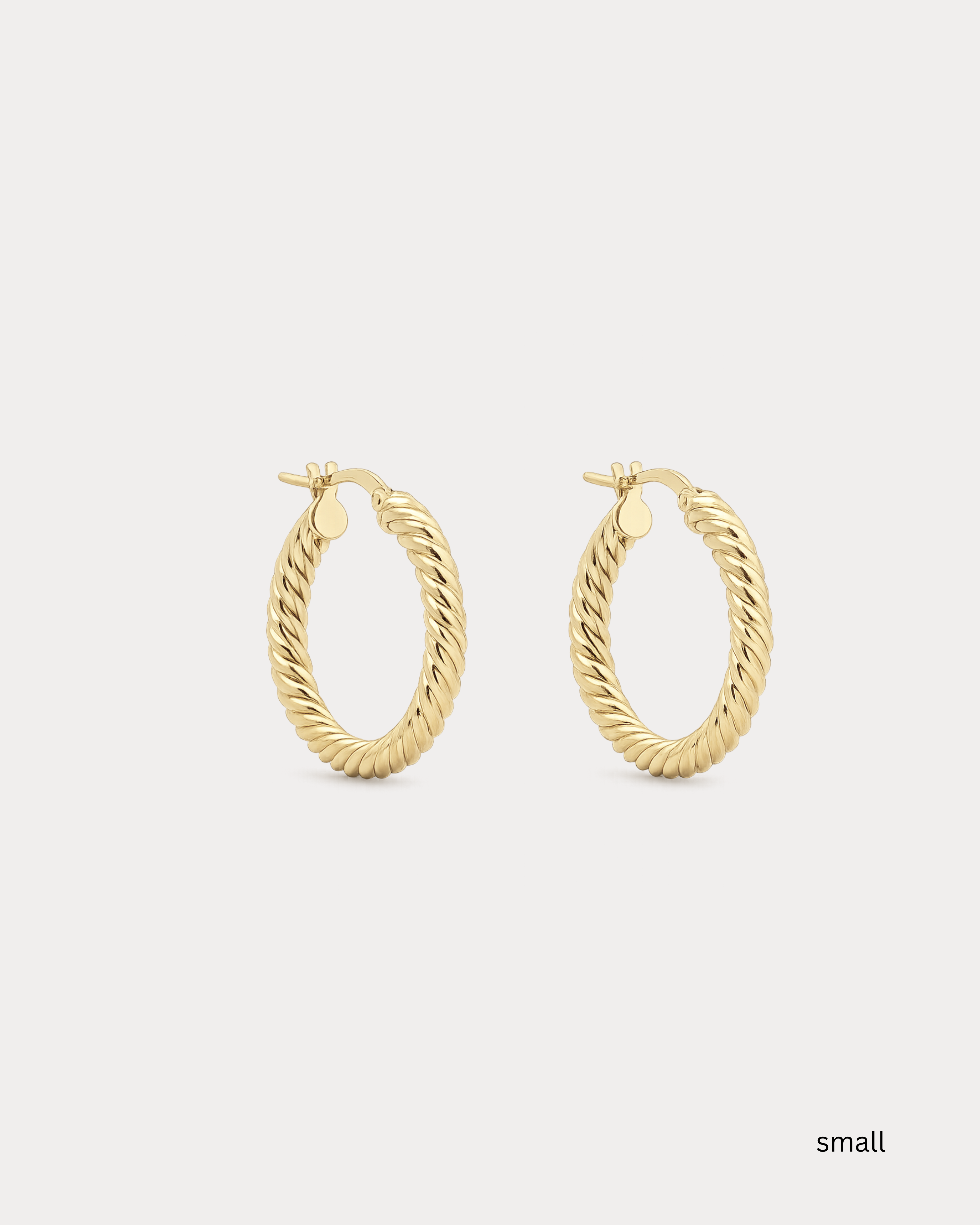 Twisted Hoop Earrings
