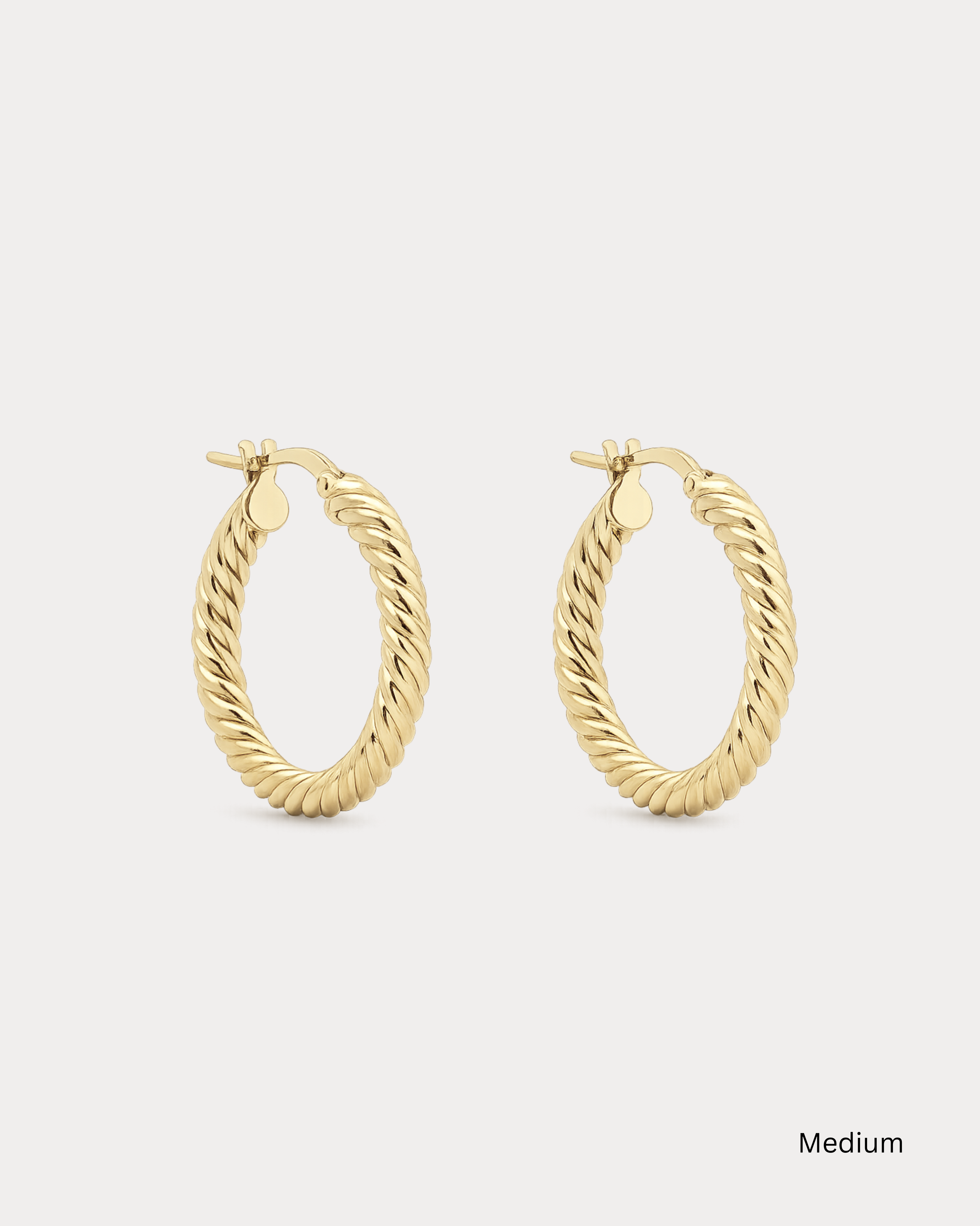 Twisted Hoop Earrings
