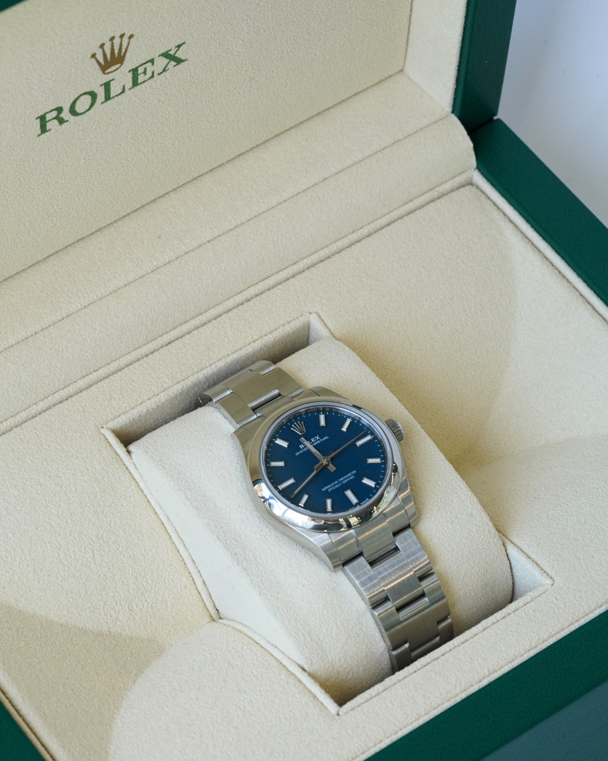 Rolex Oyster Perpetual Cadran Bleu