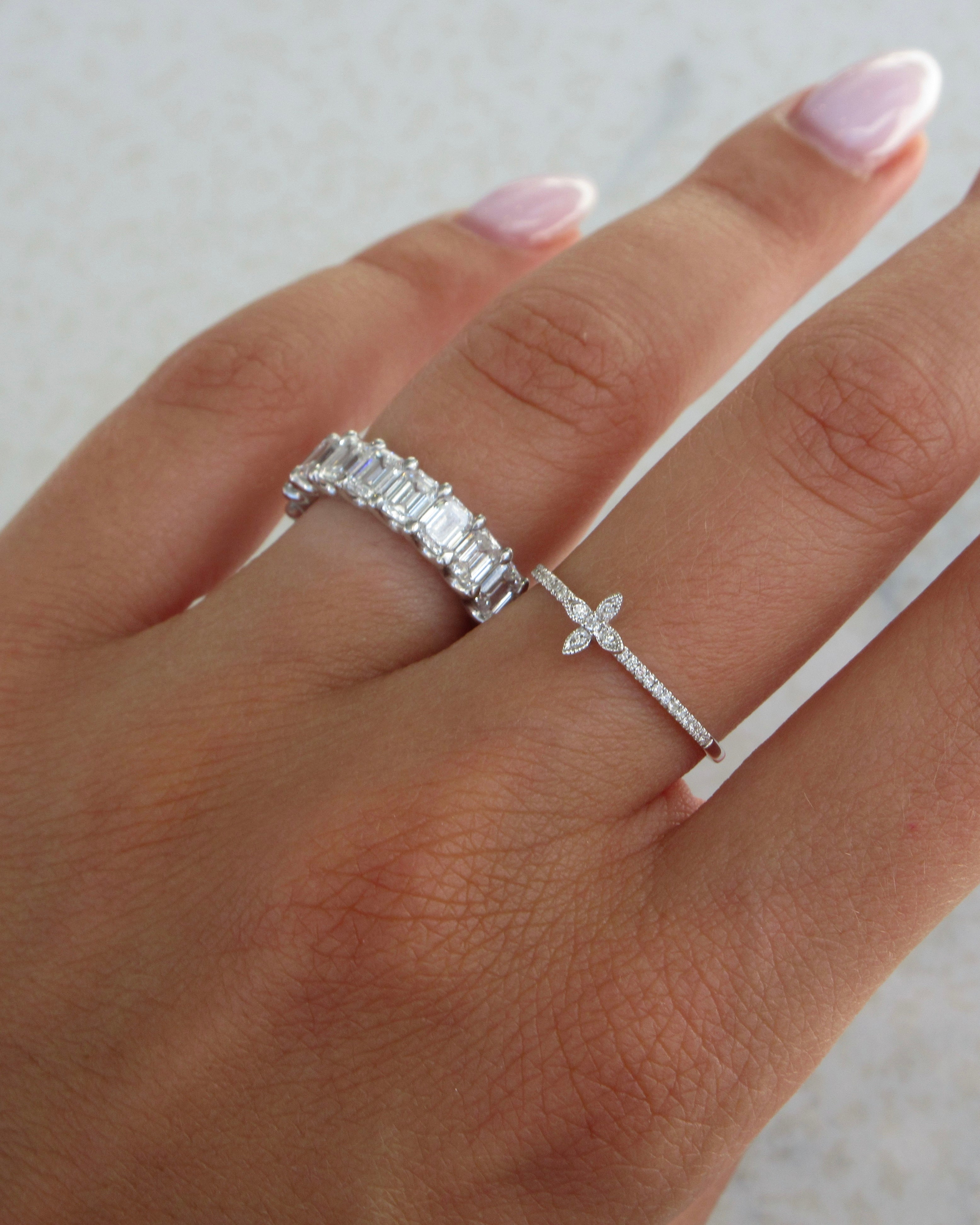 Flower Diamond Ring