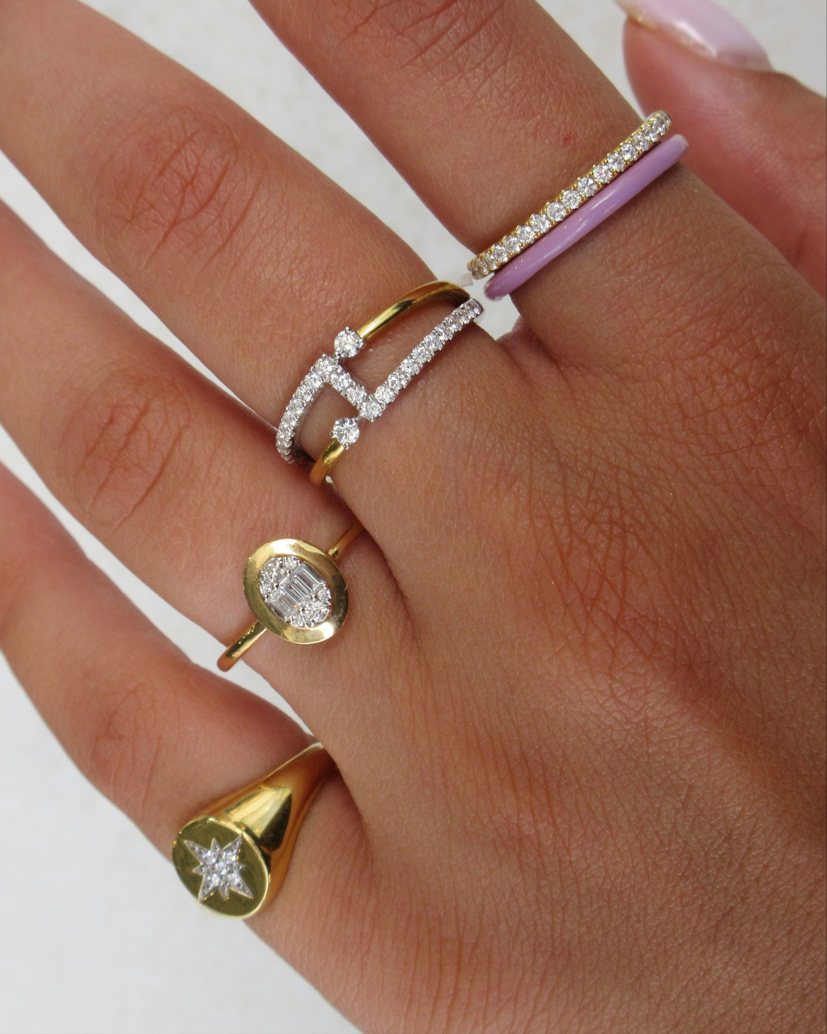 Oval Shaped Diamond Ring
