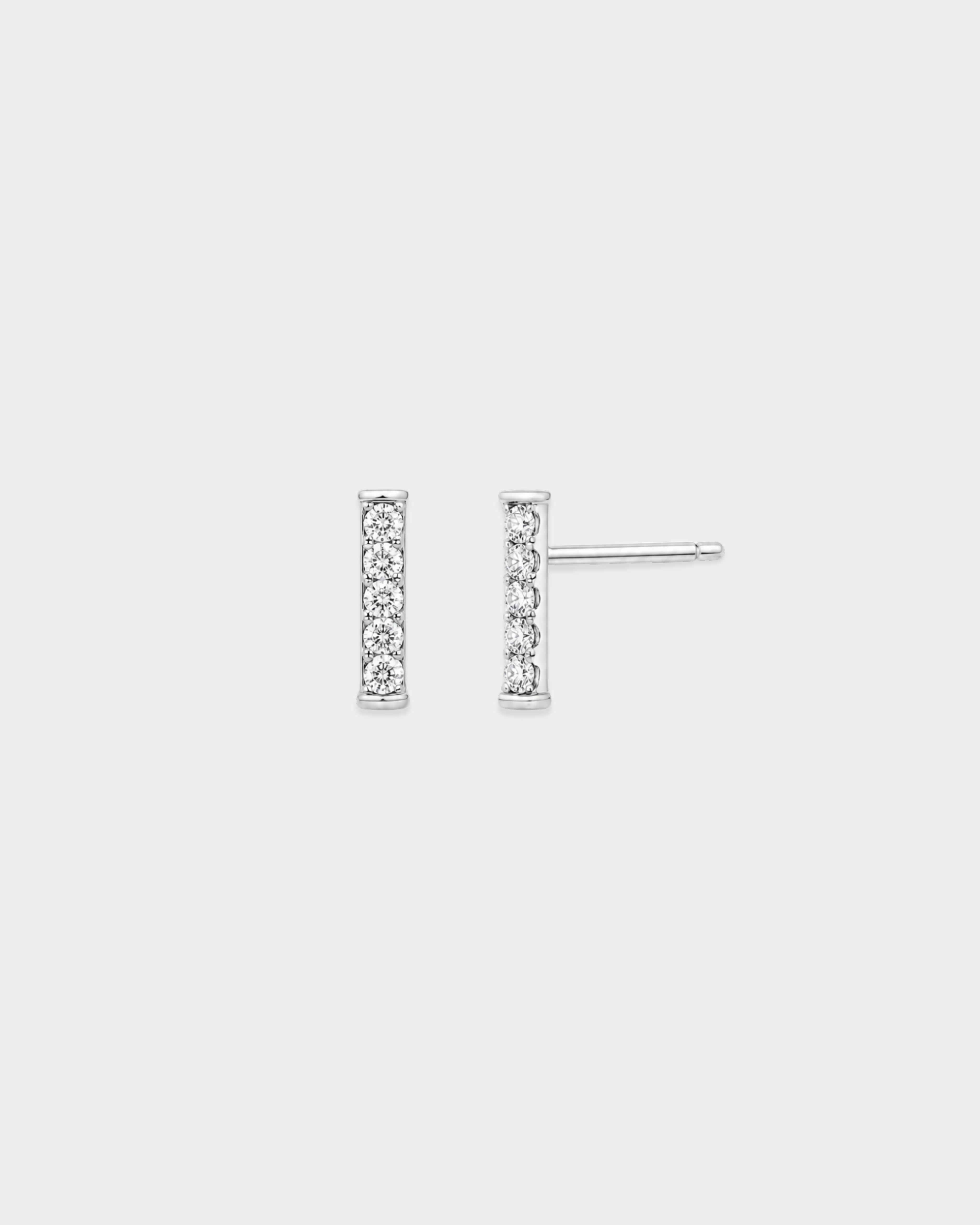 Pavé Bar Studs