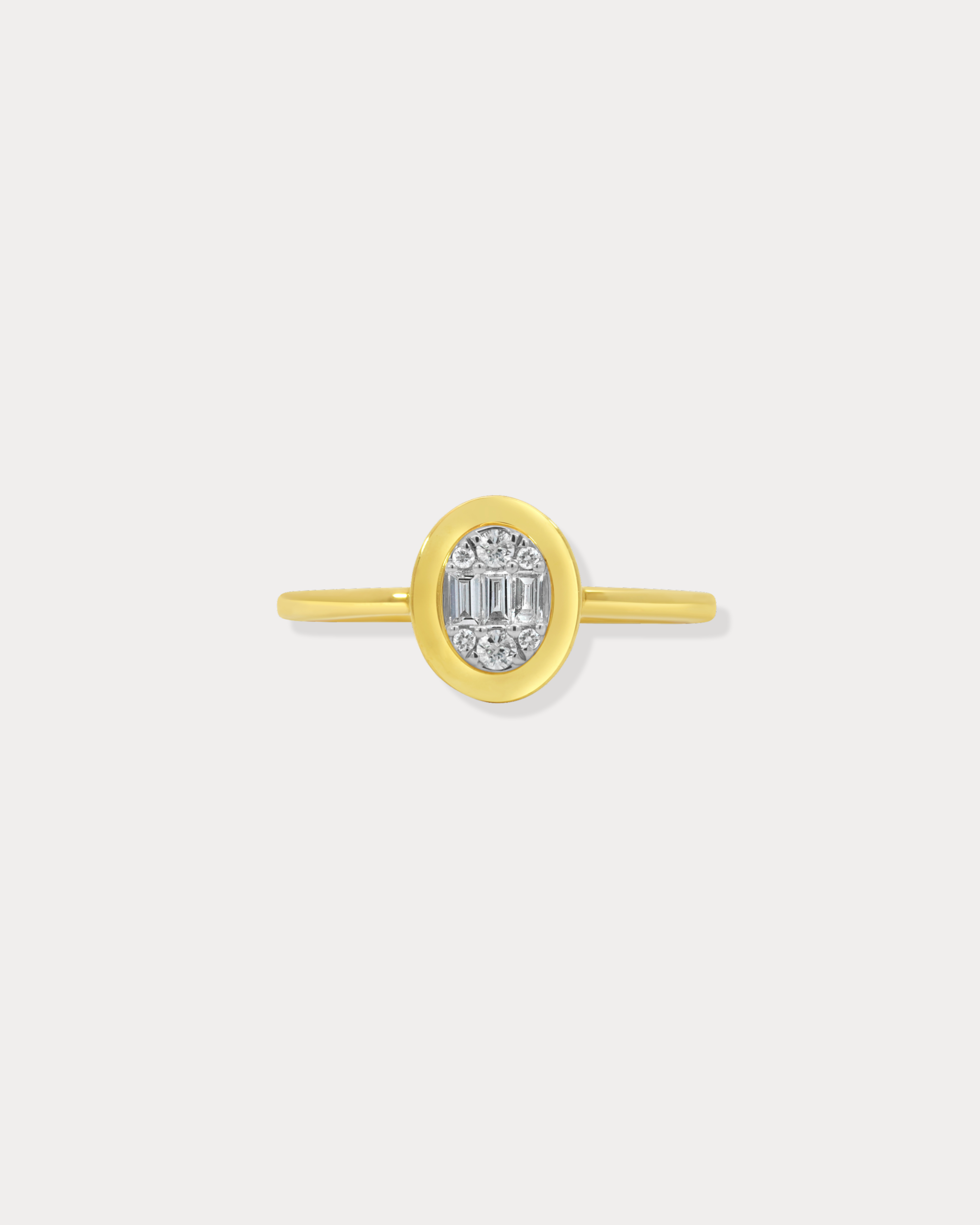 Oval Shaped Diamond Ring