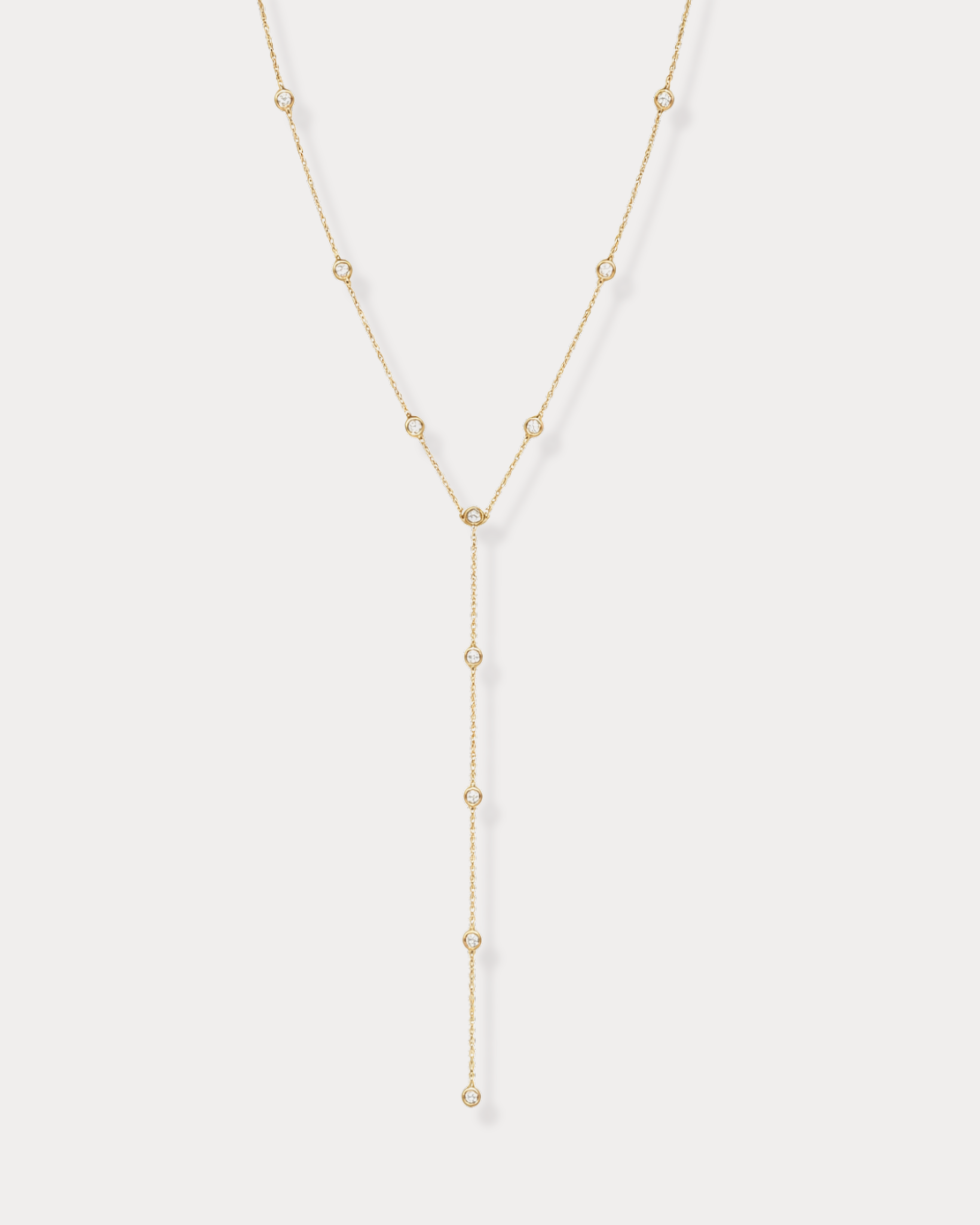 Diamond by the Yard Lariat Necklace