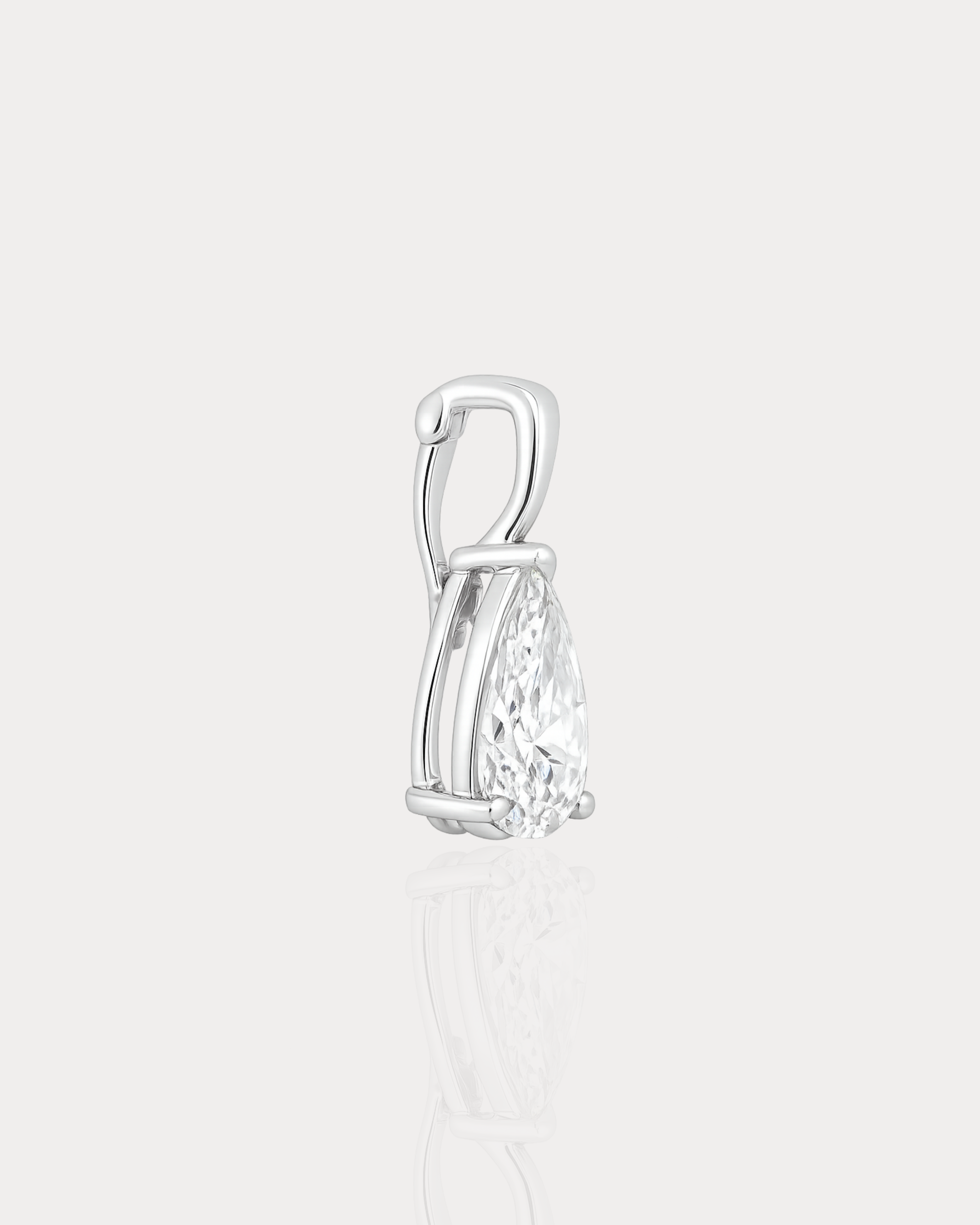 Pear Drop Tennis Pendant