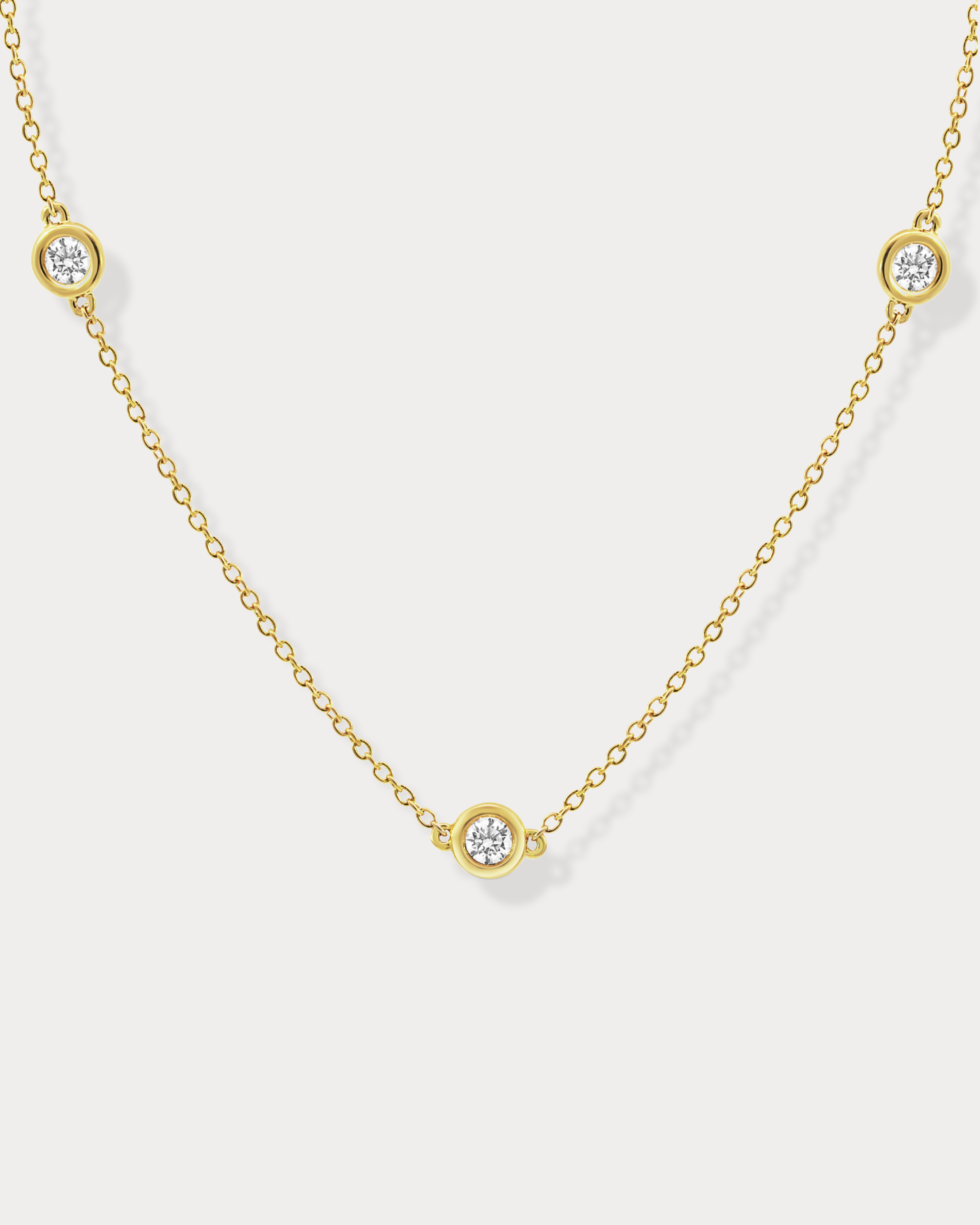 Diamond By The Yard Necklace