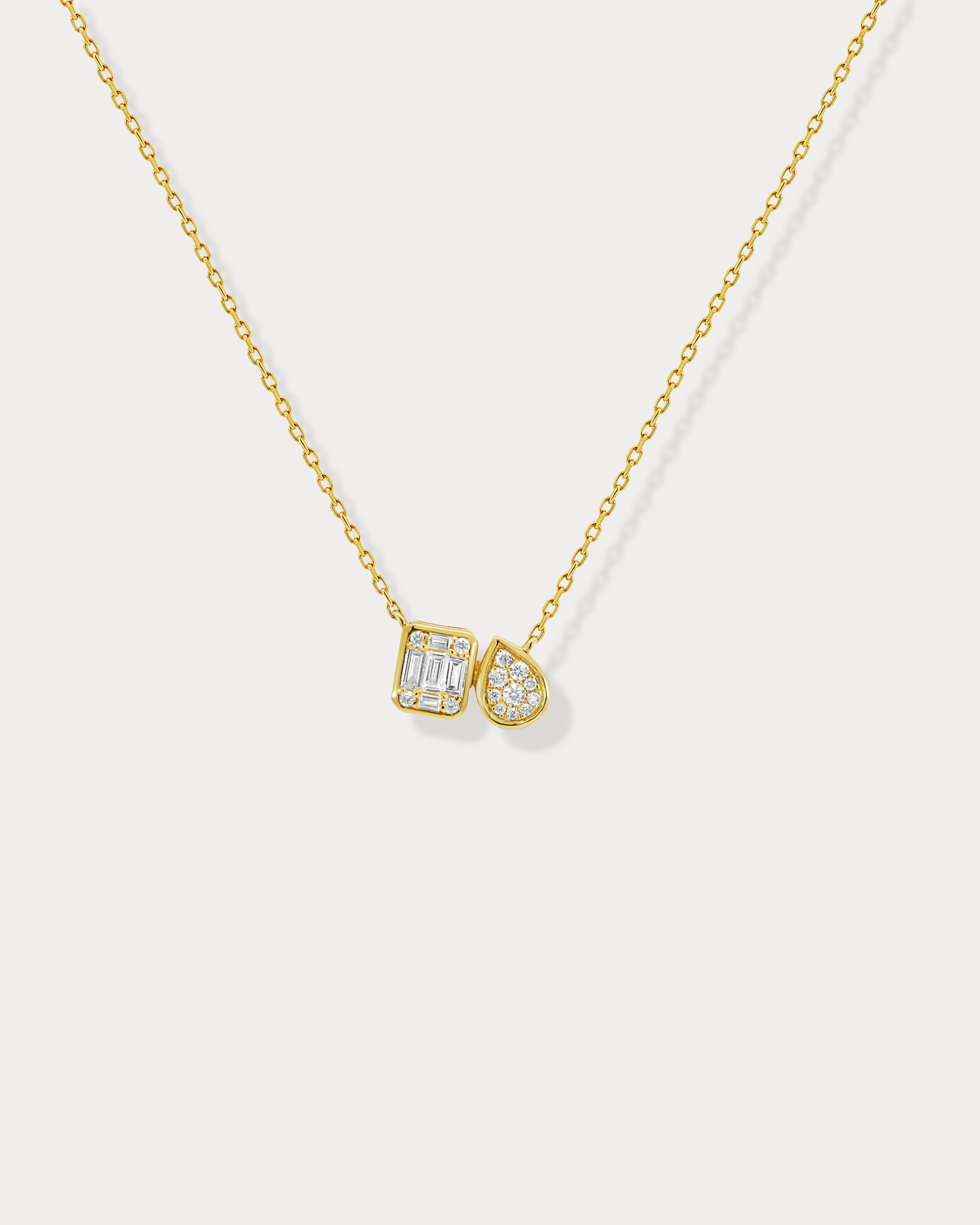 Toi et Moi Diamond Necklace