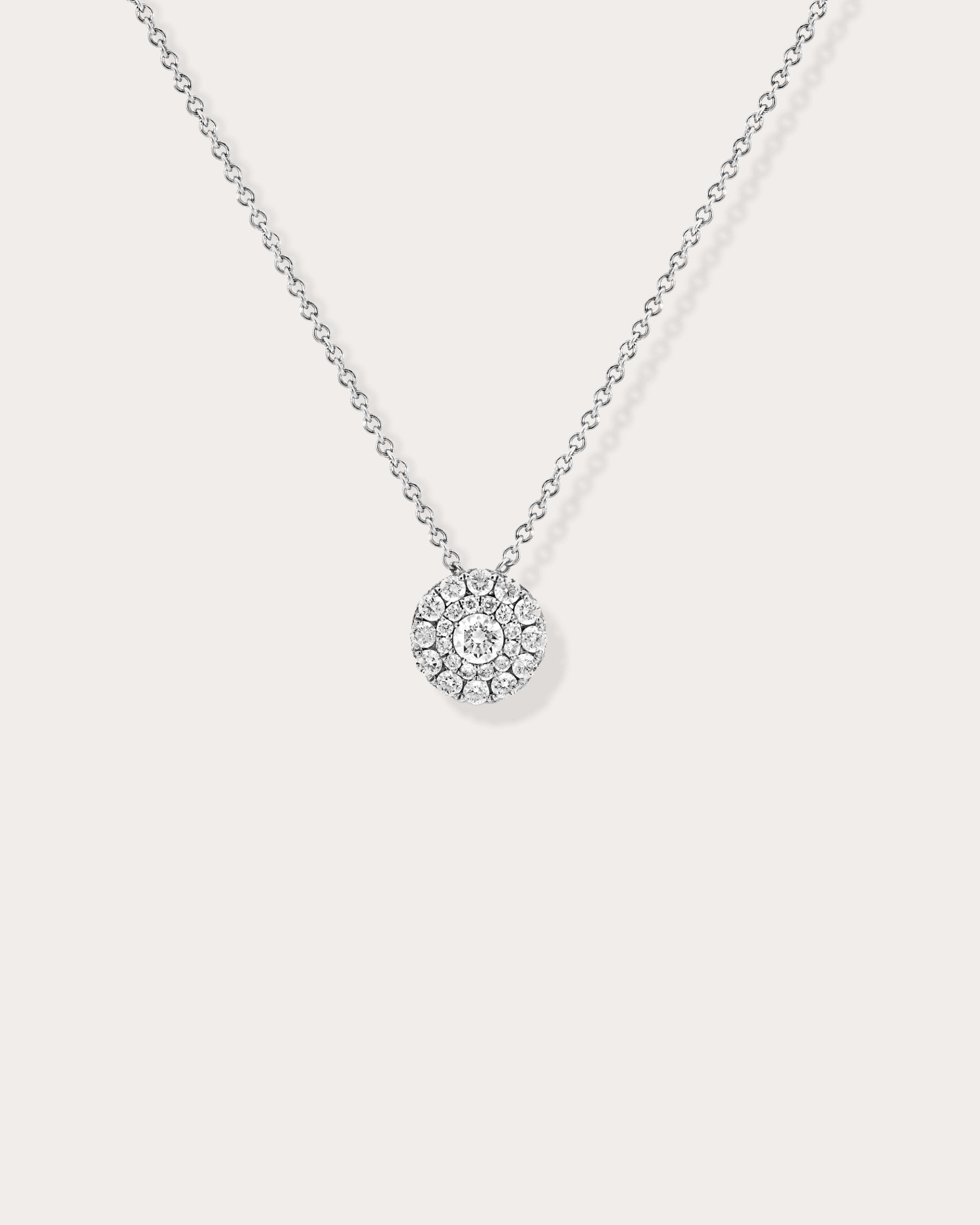 Illusion Cluster Diamond Necklace