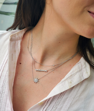 Load image into Gallery viewer, Multi-Shape Bezelled Diamond Bar Necklace
