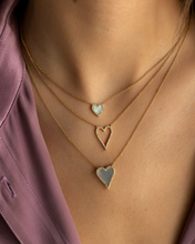 Load image into Gallery viewer, Open Heart Diamond Pendant

