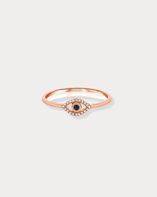 Minimalist Evil Eye Ring