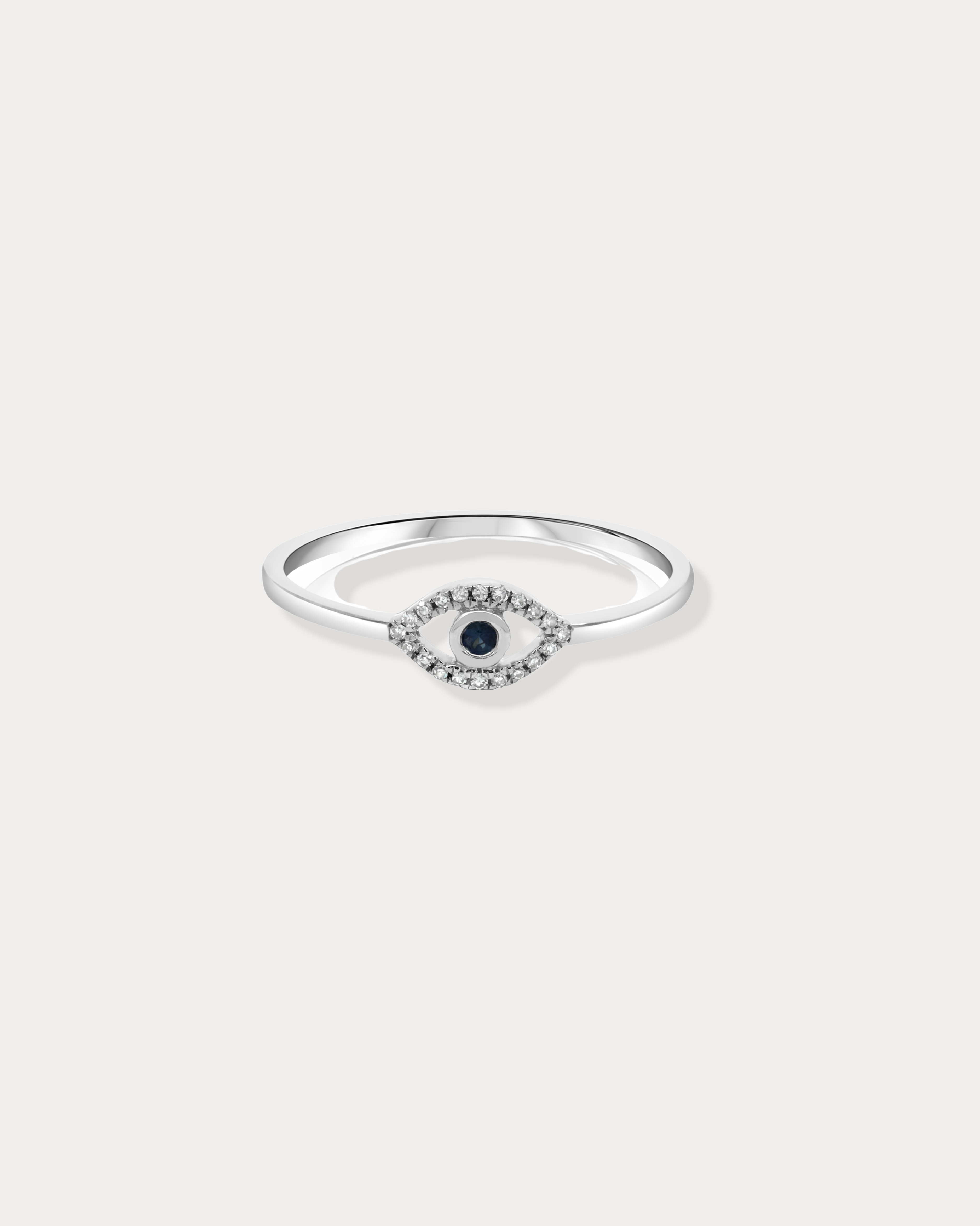 Minimalist Evil Eye Ring