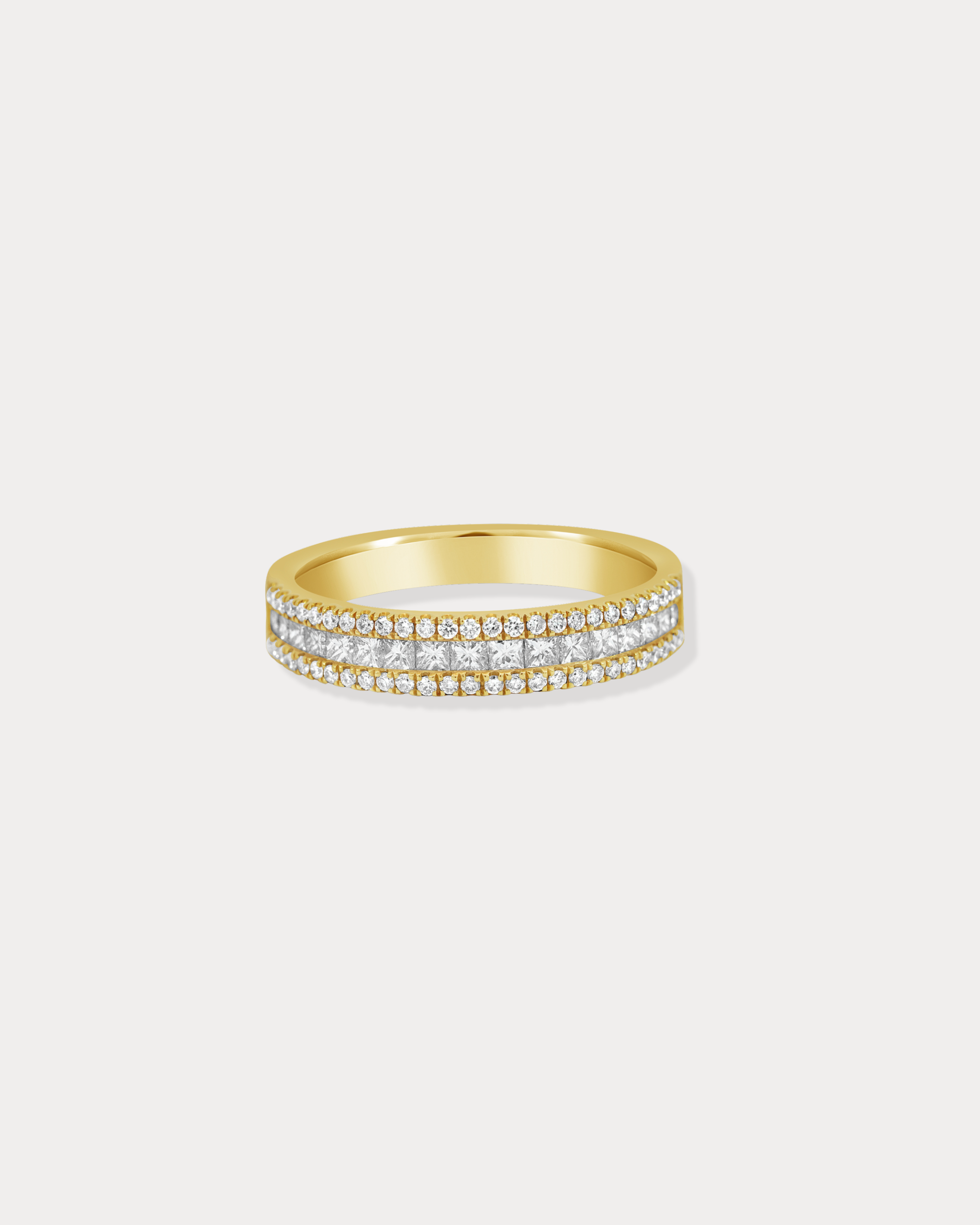 Three row Diamond Ring