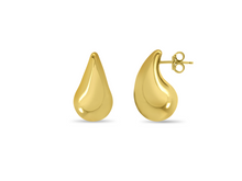 Load image into Gallery viewer, Gold Tear Drop Earrings
