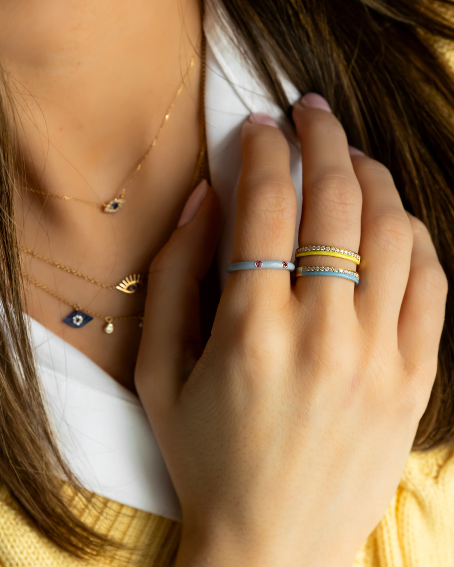 Half Eternity Diamond Ring