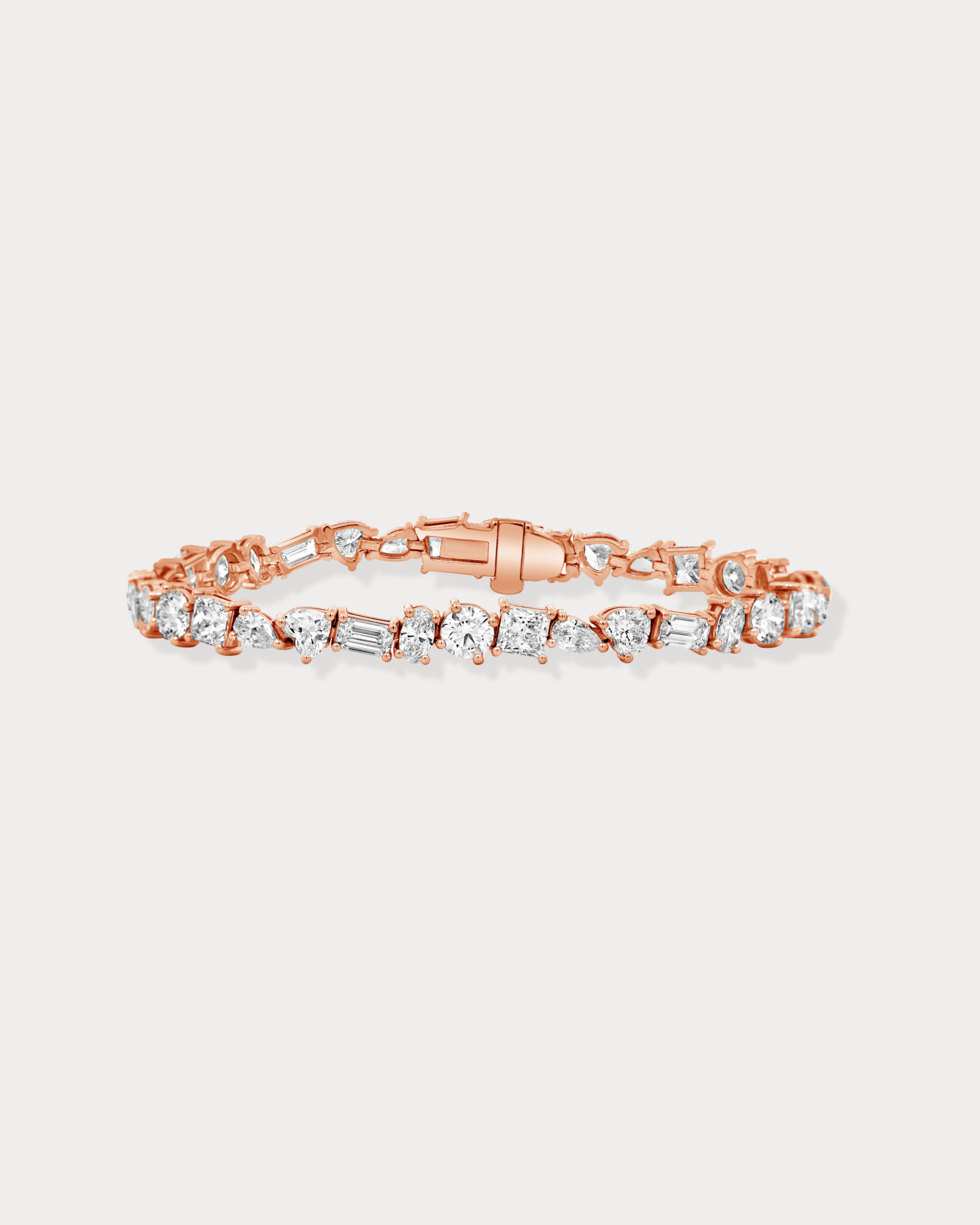Mixed Fancy Shape Lab Diamond Tennis Bracelet
