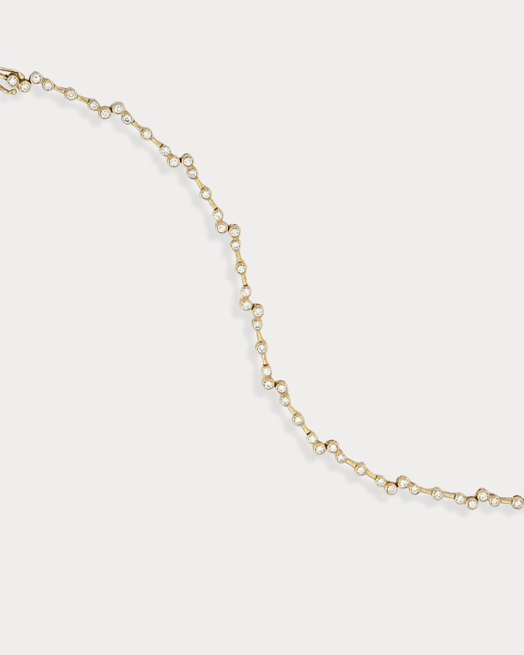 Round Bezel tennis bracelet