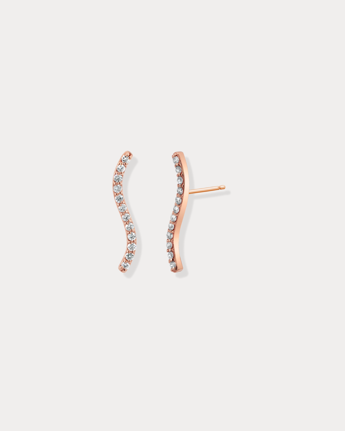 Diamond Wave Earrings