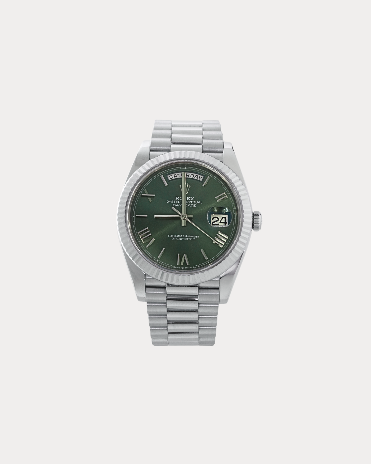 Rolex Day-Date cadran vert
