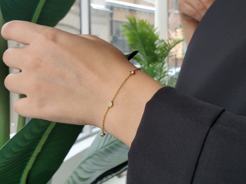 Diamond By The Yard Bracelet